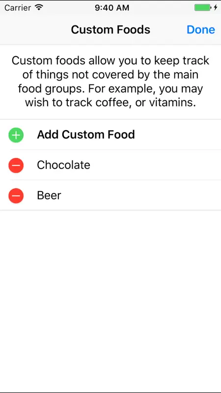 FoodTrackerPro - Daily Food Eating Log screenshot 2 of 5
