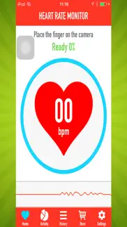 heart rate measurement real-time detection iphone screenshot 1
