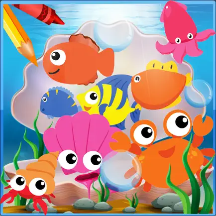 Underwater Paint Game - море раскраска для малыши Читы
