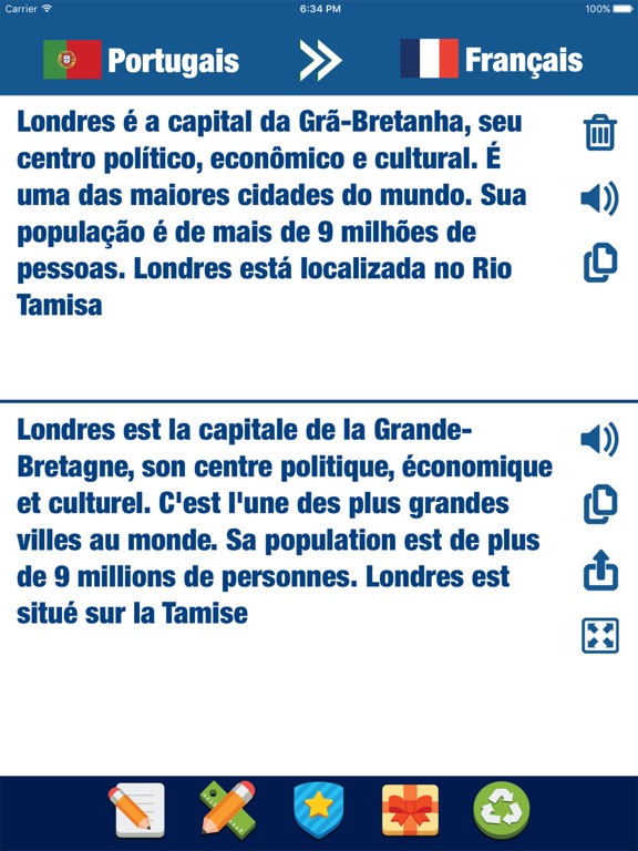 Screenshot #4 pour Traducteur et dictionnaire Portugais Français
