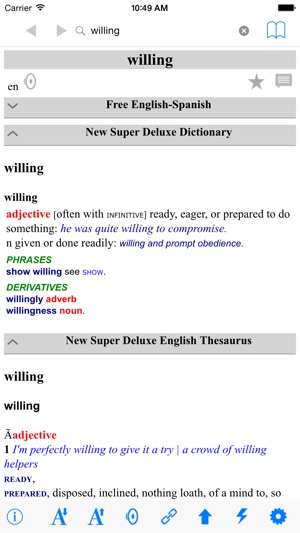 Deluxe Diccionario Español Inglés - Super Dict(圖3)-速報App