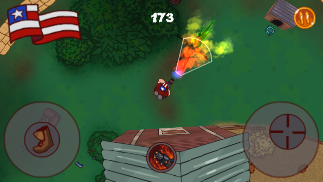 Attack/Southern Fried Zombies, game for IOS