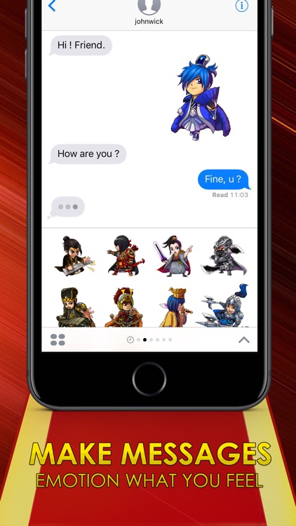 3Kingdoms Stickers for iMessage