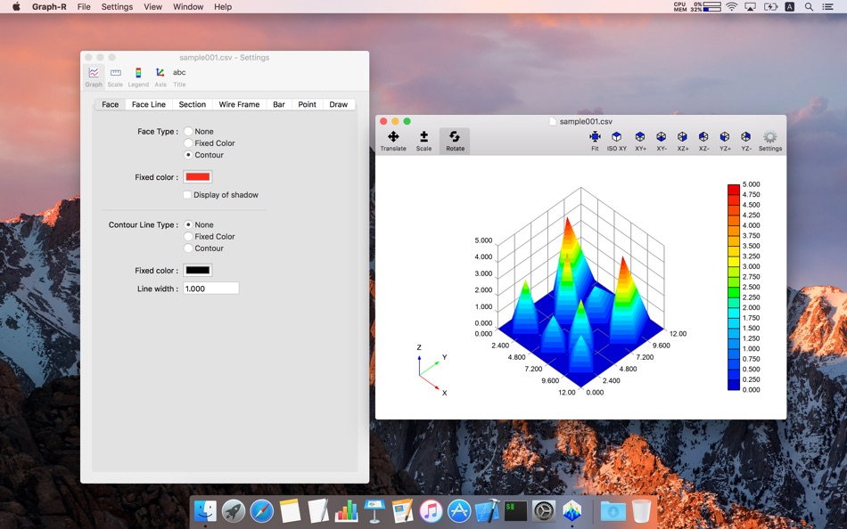 #1. Graph-R (macOS) 由: Tohru Itoh