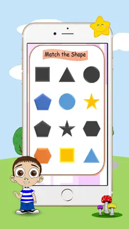 Game screenshot Geometric shapes matching game preschoolers math apk