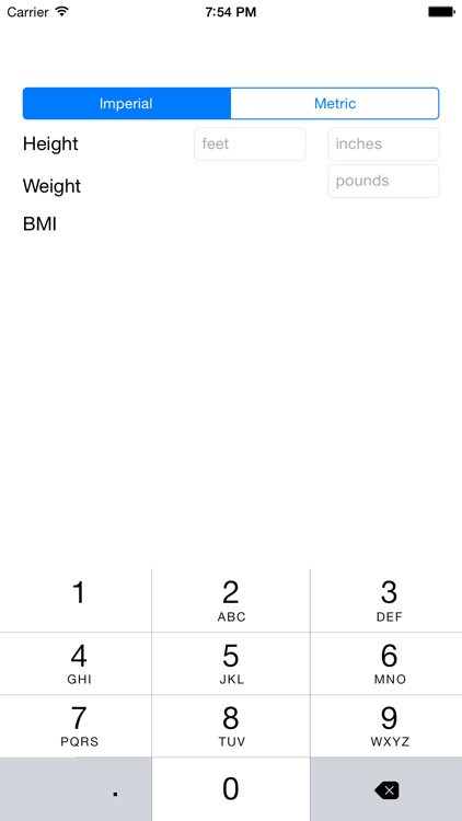 BMI Calculator - Simple Body Mass Index Calculator