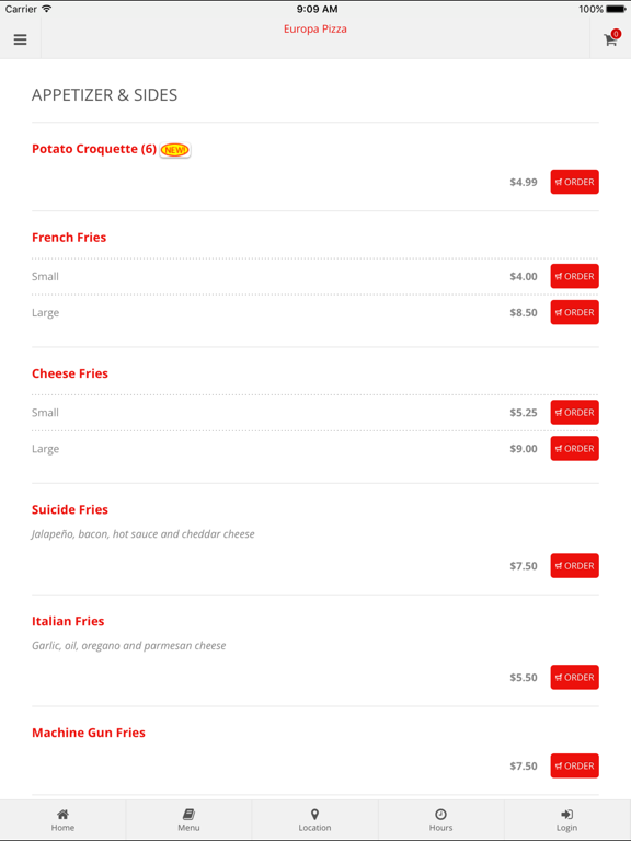 Screenshot #5 pour Europa Pizza Online Ordering