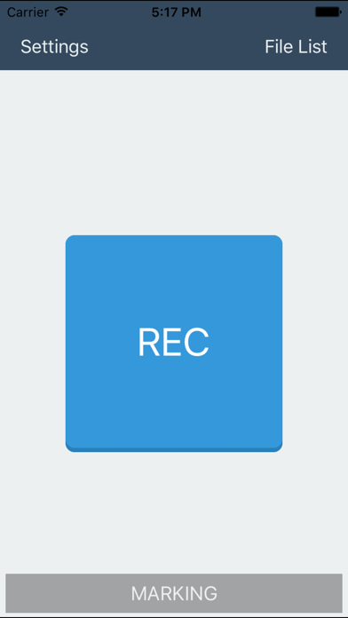 Screenshot #1 pour Gizilogger - Voice Recorder