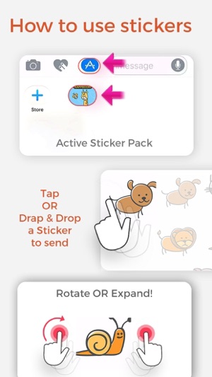 Cute Animal Emotions Stickers(圖2)-速報App