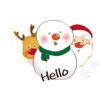 Many Stickers Of Santa Claus Snowman And Teddy