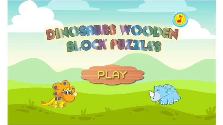Dinosaurs Wooden Block Puzzles - For Kids,Toddlers