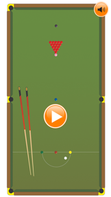Snooker Champions - Game play ball black spot screenshot