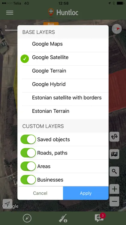 Screenshot 5 von 5 zu Huntloc - hunting app