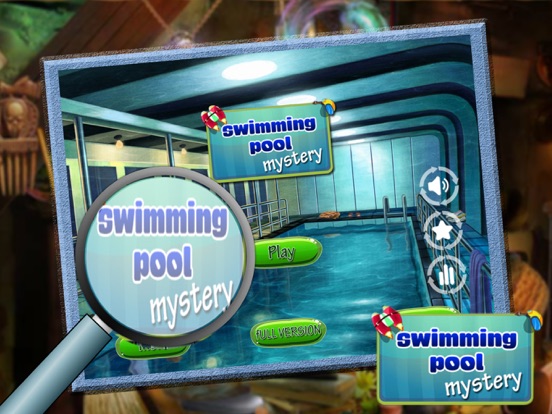Screenshot #1 for Swimming Pool Mystery Search Hidden Objects Game