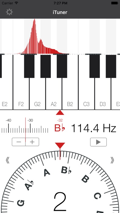 iTuner - クロマチックチューナー ... screenshot1