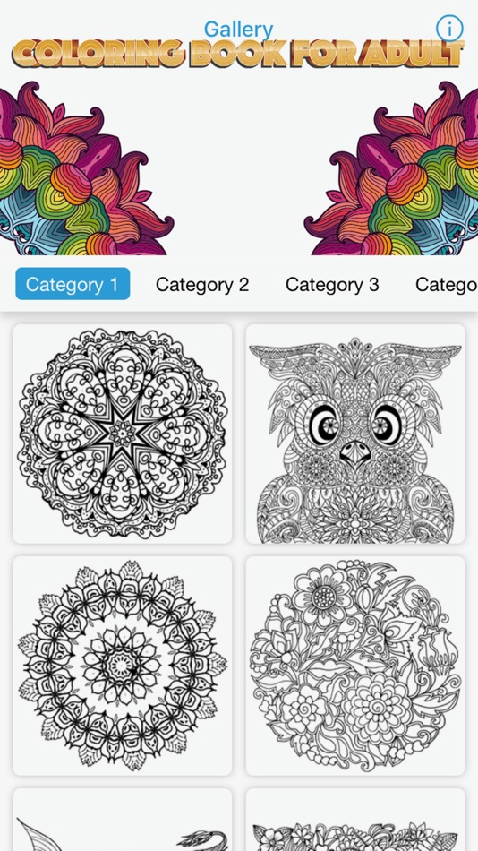coloring book mandala relax stress relief for me - 1.0 - (iOS)