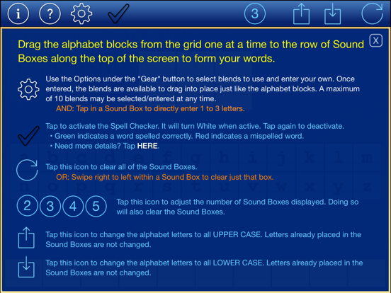 Sound Boxes for Word Study iPad screenshot