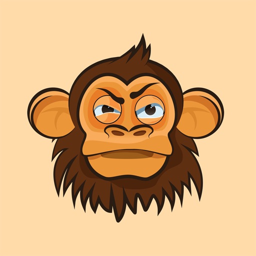 Monkey - Stickers for iMessage icon