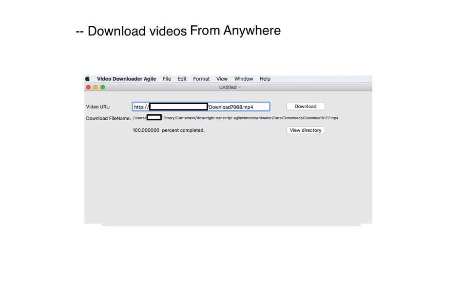 Video Downloader Agile - 1.9 - (macOS)