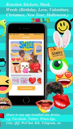 Fun Face -Funny Photo Filters Stickers Editor screenshot 2