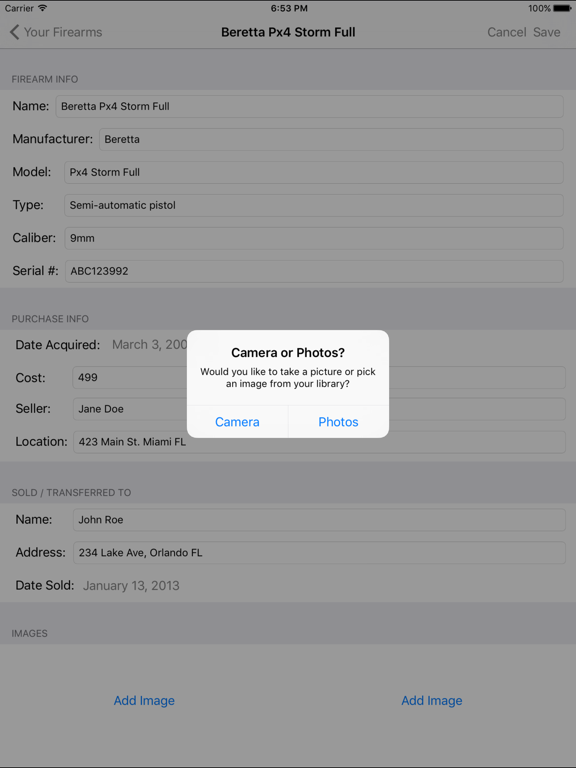 Screenshot #6 pour GunRecords