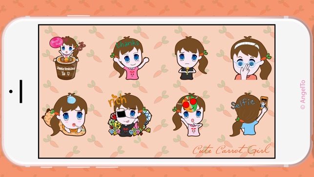 Cute Carrot Girl(圖2)-速報App