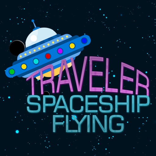 Traveler Spaceship Flying Icon