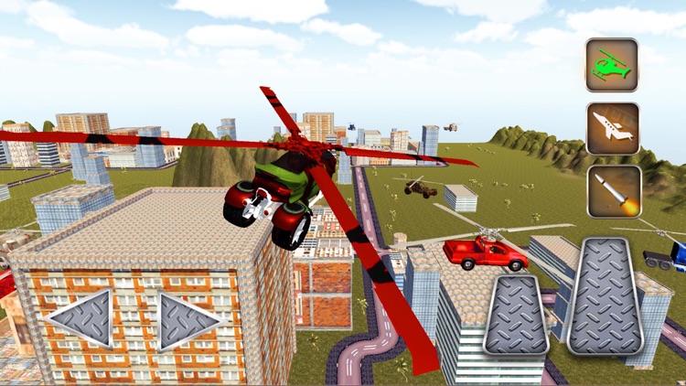 Futuristic Robot Wars: Flying Motorcycle Fight