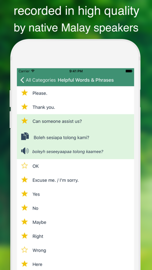 Speak Malay - Learn Malay Phrases & Words(圖2)-速報App