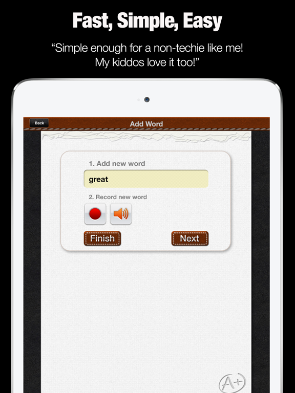 Screenshot #2 for A+ Spelling Test