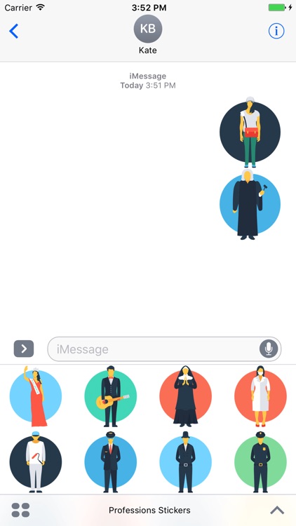 Professions Stickers - Occupations Emojis