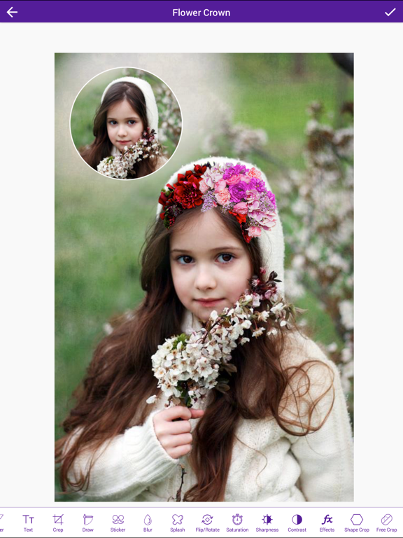 Screenshot #6 pour Wedding Flower Crown Hairstyle Photo Editor