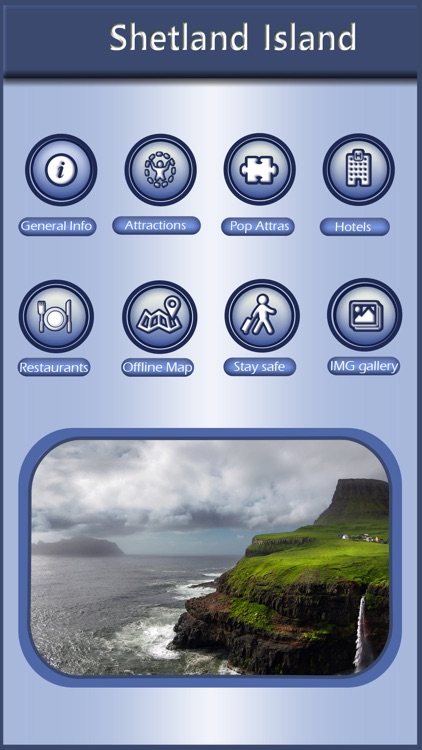 Shetland Island Offline Map Guide