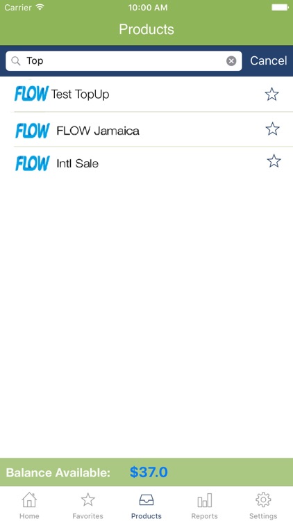 Flow Topup Sales