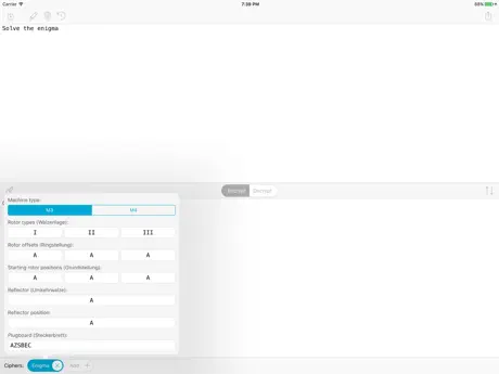 Ciphers: Solve the Enigma