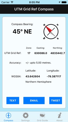 UTM Grid Ref Compassのおすすめ画像1