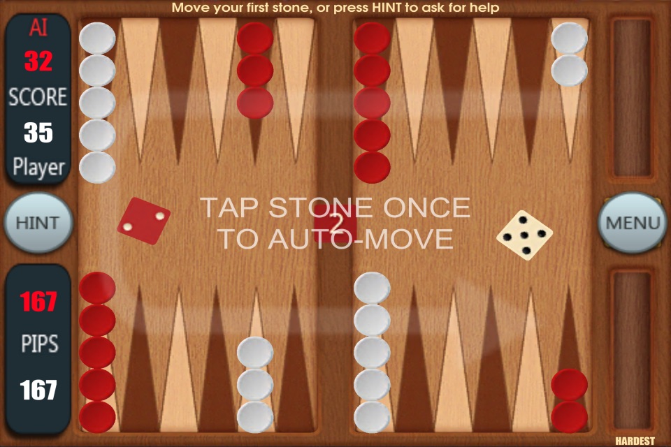 Backgammon by George screenshot 3