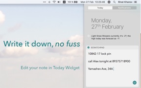 Scratchpad - Simple Notes Widget screenshot