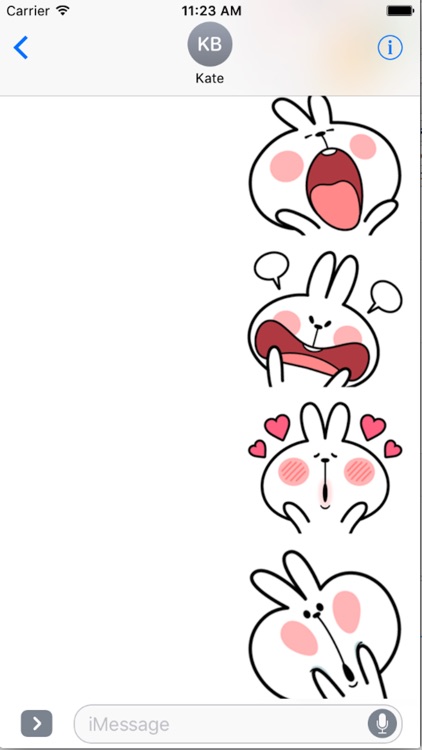 Cool Rabbit Facial Emoji