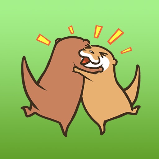 Lovely Otter Couple Stickers Vol 3 Icon
