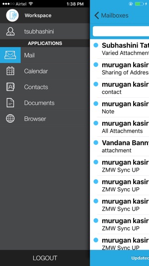 ZENworks Mobile Workspace