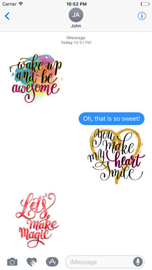 Animated Happy Quotes Stickers(圖4)-速報App