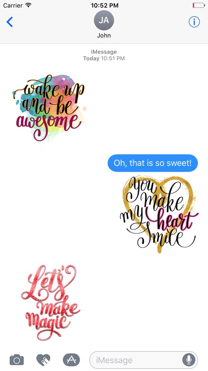 Animated Happy Quotes Stickers screenshot-3