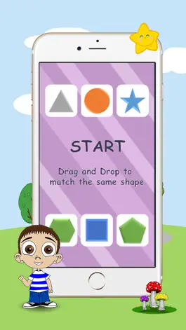 Game screenshot Geometric shapes matching game preschoolers math mod apk