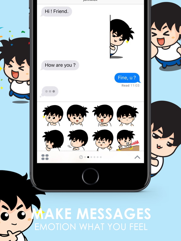 Screenshot #6 pour AGAPAE สติกเกอร์ สำหรับ iMessage ฟรี