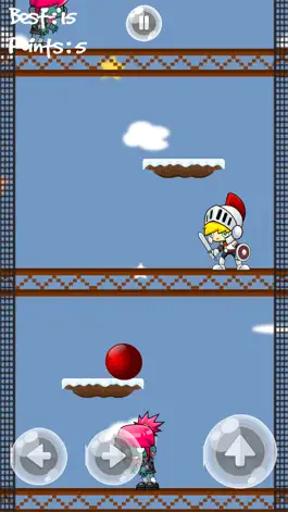 Game screenshot Red Ball - infinite icy tower jump apk
