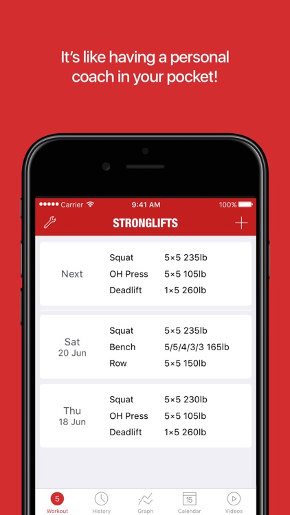 StrongLifts 5x5 Workout Plan screenshot-4