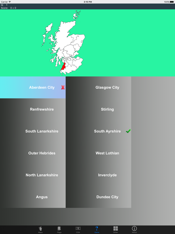 Screenshot #5 pour Scotland Council Maps and Capitals