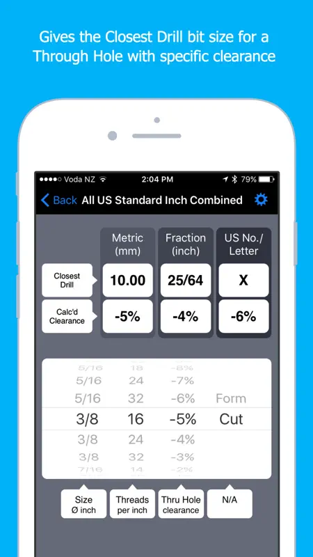 Drill and Tap Tool - Thread Tapping & Through Hole screenshot 5 of 5