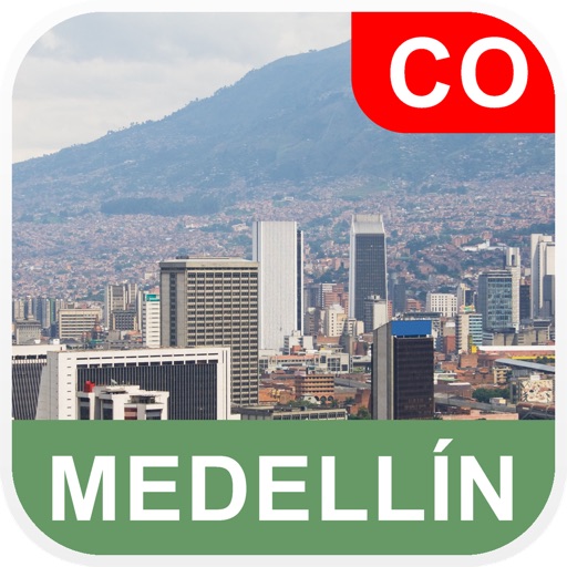 Medellin, Colombia Offline Map - PLACE STARS